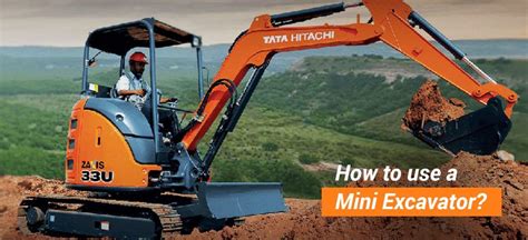 how to work a mini excavator|how to use mini excavator.